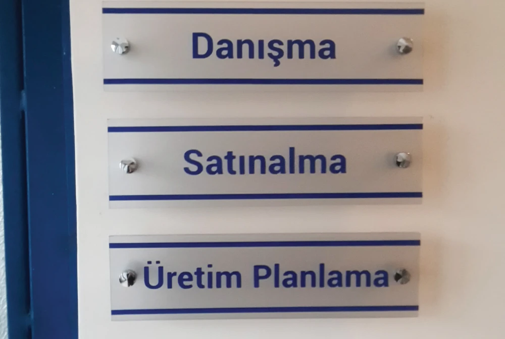İç Mekan Yönlendirme Tabelaları